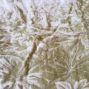 Pottery Barn Country French Cottage Mantine Toile Curtain